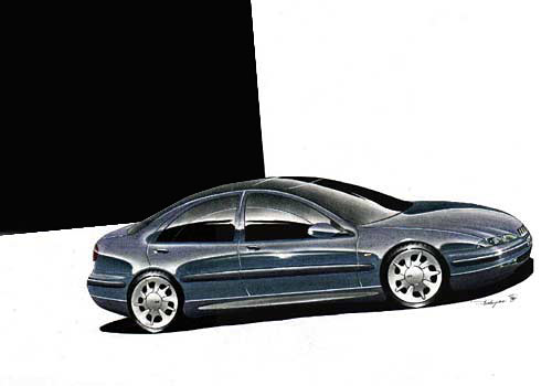 Alpra fiat croma II, 1994 (flumaster - pastel) Alpra fiat croma II, 1994 (flumaster - pastel)